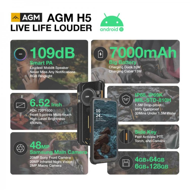 AGM H5 (6+128GB)