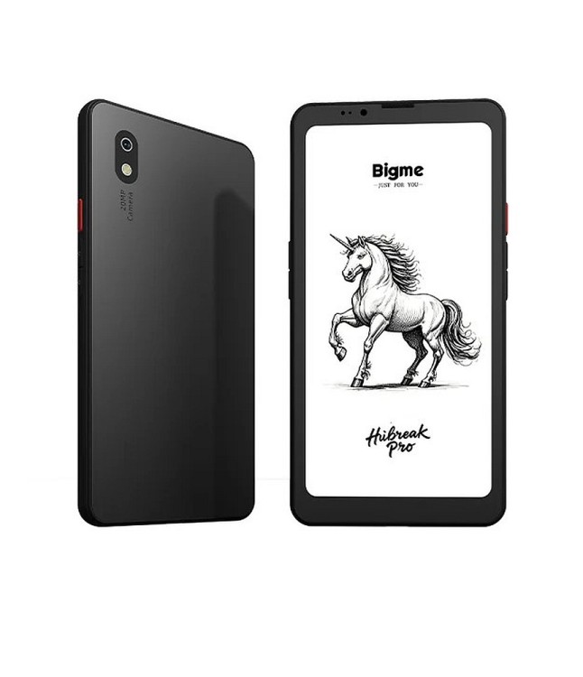 Смартфон Bigme HiBreak Pro (с чёрно-белым E Ink экраном)