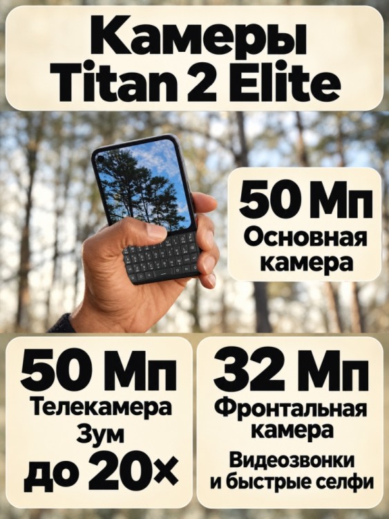 QWERTY-смартфон Unihertz Titan 2 Elite