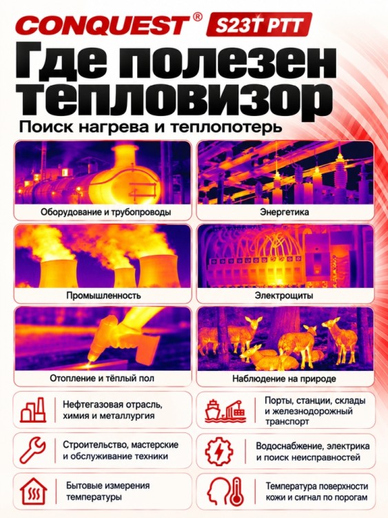 Смартфон Conquest S23T PTT (16+512GB)