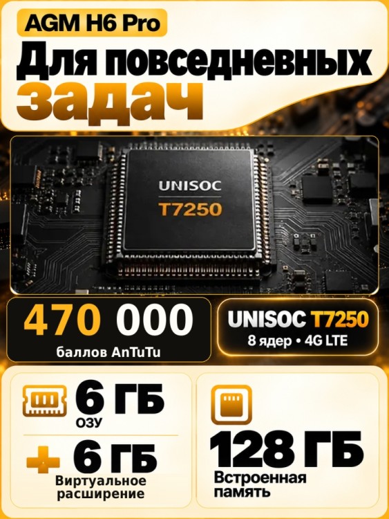 Смартфон AGM H6 Pro